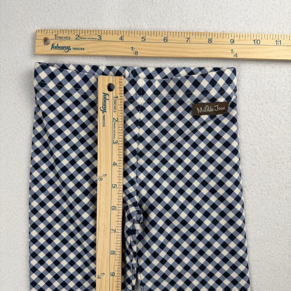 Matilda Jane Girl's Enchanted Garden Inner Artist Mixed-Print Gingham Pants Sz 4 - Picture 4 of 7